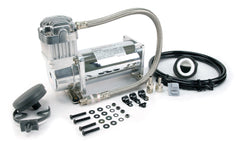 VIAIR 350C Chrome Compressor Kit (12V, 100% Duty, Sealed IP67) CE