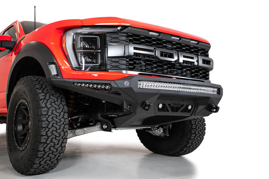 Installed on Car ADD Stealth Fighter Front Bumper | 2021-2023 Ford F-150 Raptor/Raptor R