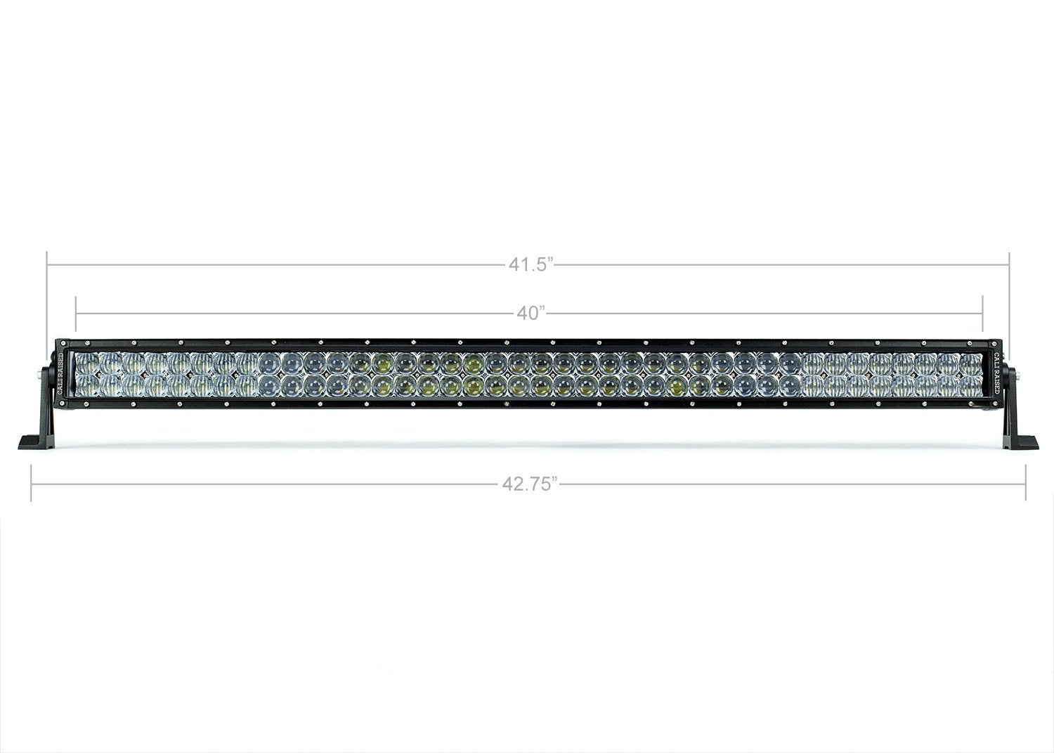LED Light Bar of Cali Raised 42" Hidden Grille Curved LED Light Bar Brackets Kit | 2014-2021 Toyota Tundra