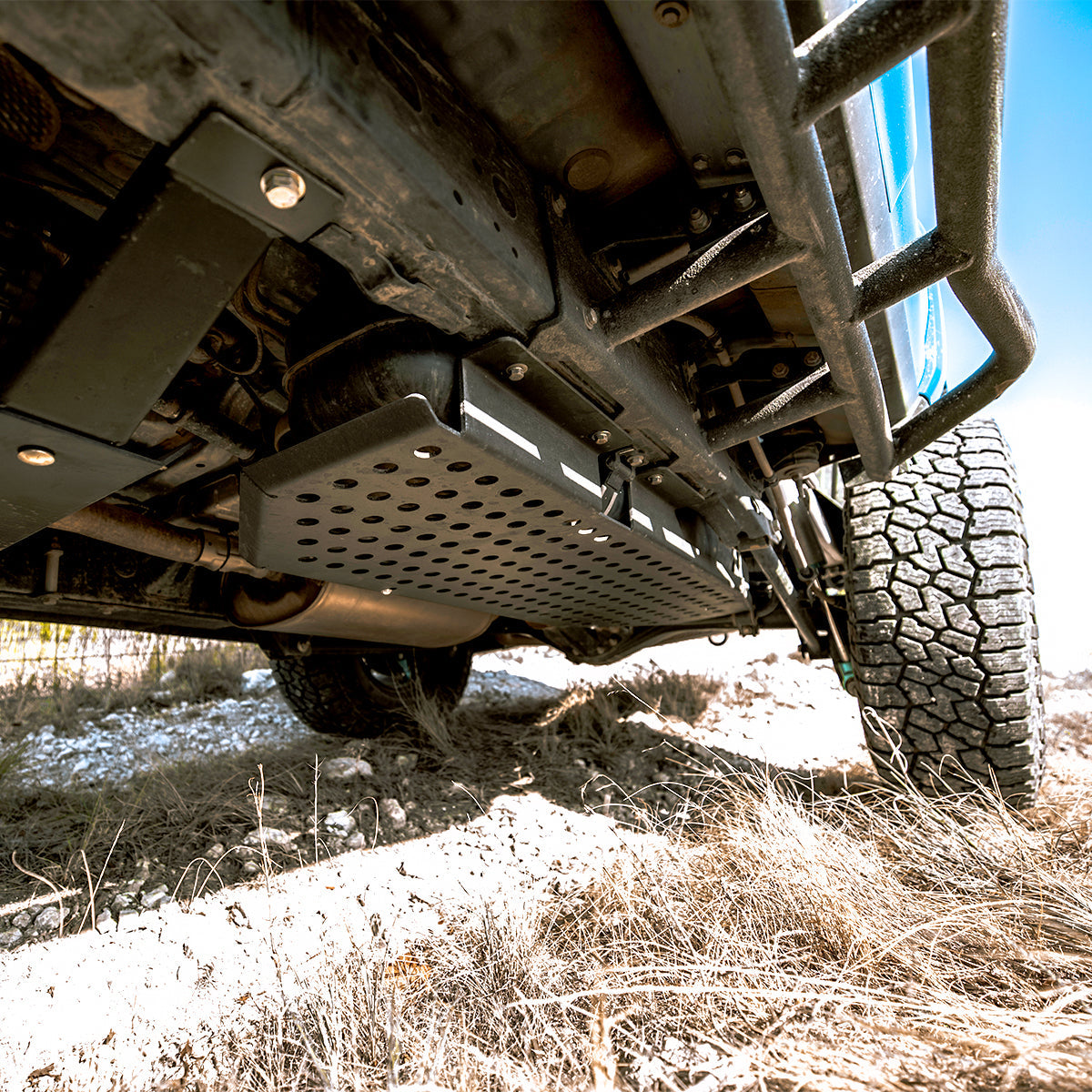 Installed Close Look Cali Raised Complete Skid Plate Collection For 2014+ 4Runner