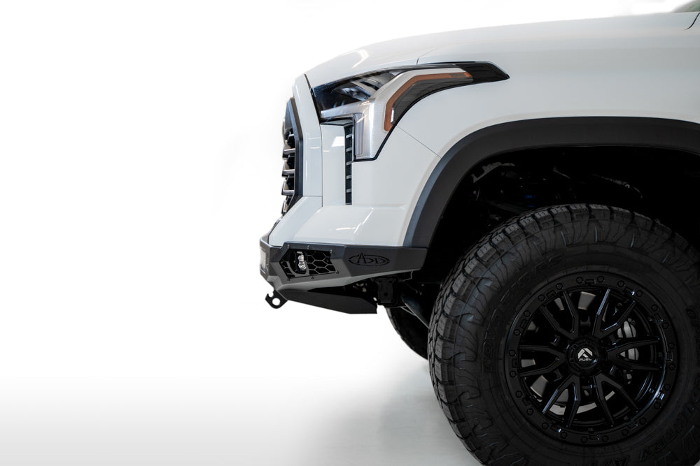 Installed on Car ADD Stealth Fighter Winch Front Bumper | 2022-2023 Toyota Tundra