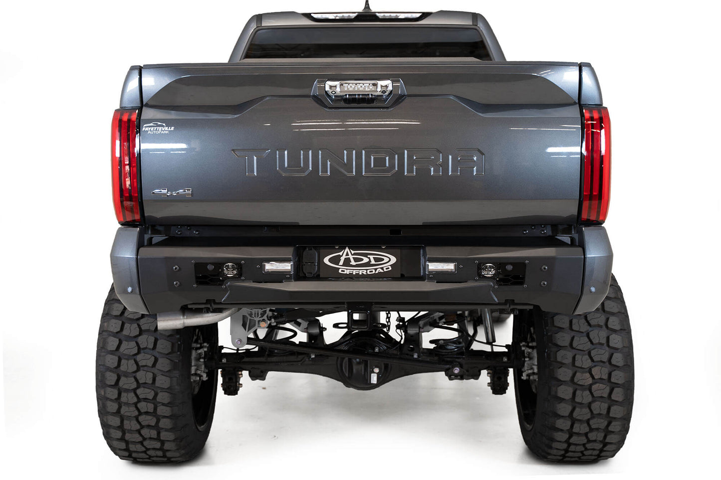 Installed on Car ADD Toyota Stealth Fighter Rear Bumper | 2022-2023 Tundra