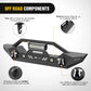 Off Road Components of Nilight Front Bumper Kit For 2007-2018 Wrangler JK/JKU | 2018-2022 JL/JLU | 2020-2022 Gladiator JT