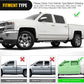 Fitment Type of Nilight Running Boards For 2007-2018 Chevy Silverado GMC Sierra 1500