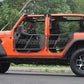 Installed on Car Nilight Front Rear Tubular Doors with Side View Mirrors For 2018-2023 Wrangler JL | 2020-2023 Gladiator JT 2 Door