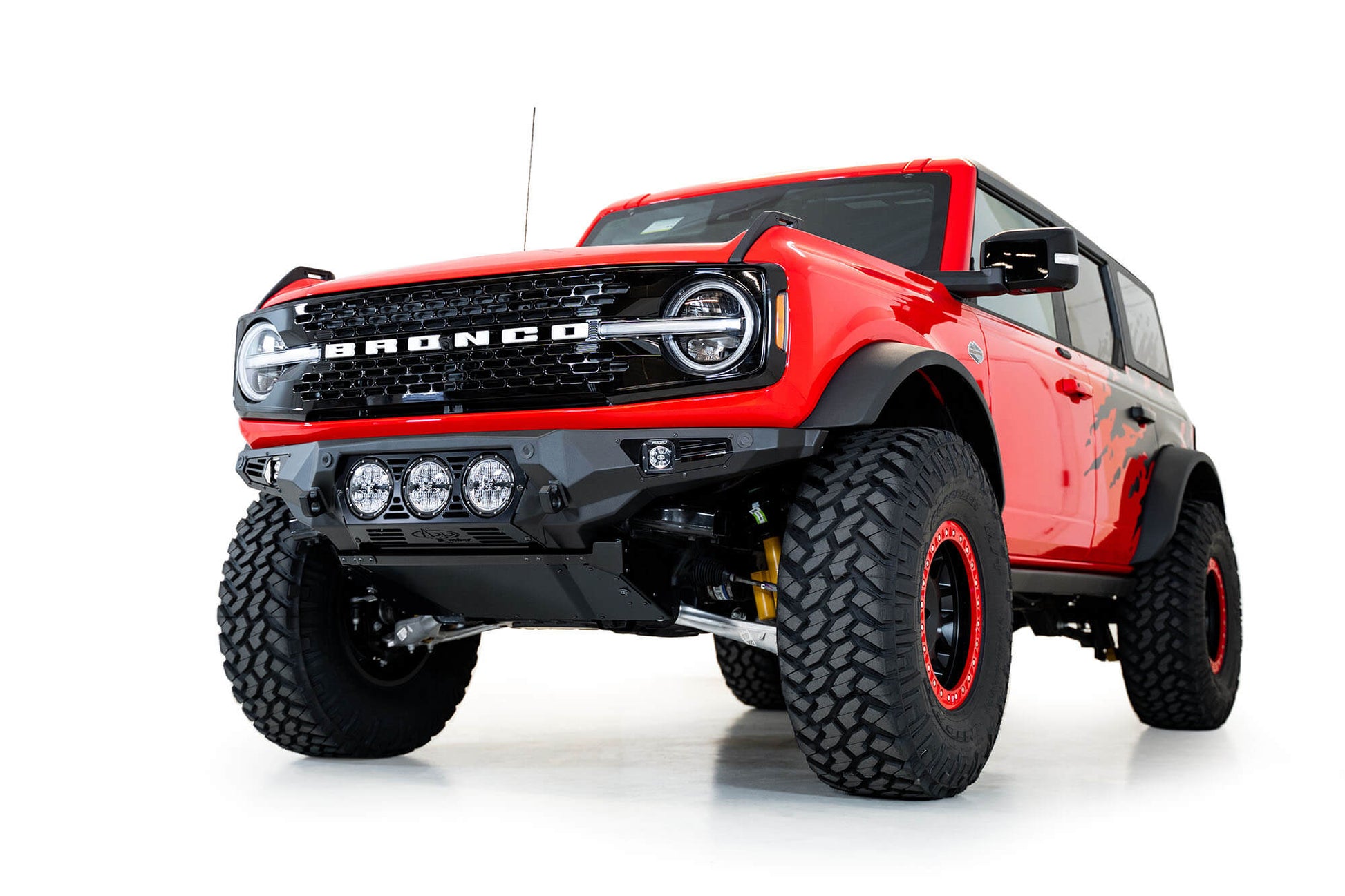 Installed on Car ADD Bomber Front Bumper (Rigid) | 2021-2023 Ford Bronco