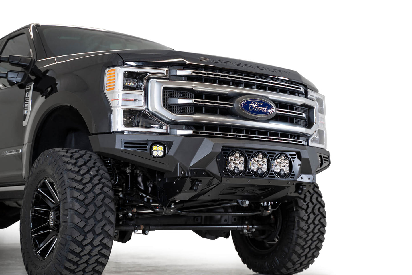 Installed on Car ADD Ford Bomber Front Bumper (Baja Designs) | 2017-2022 Super Duty