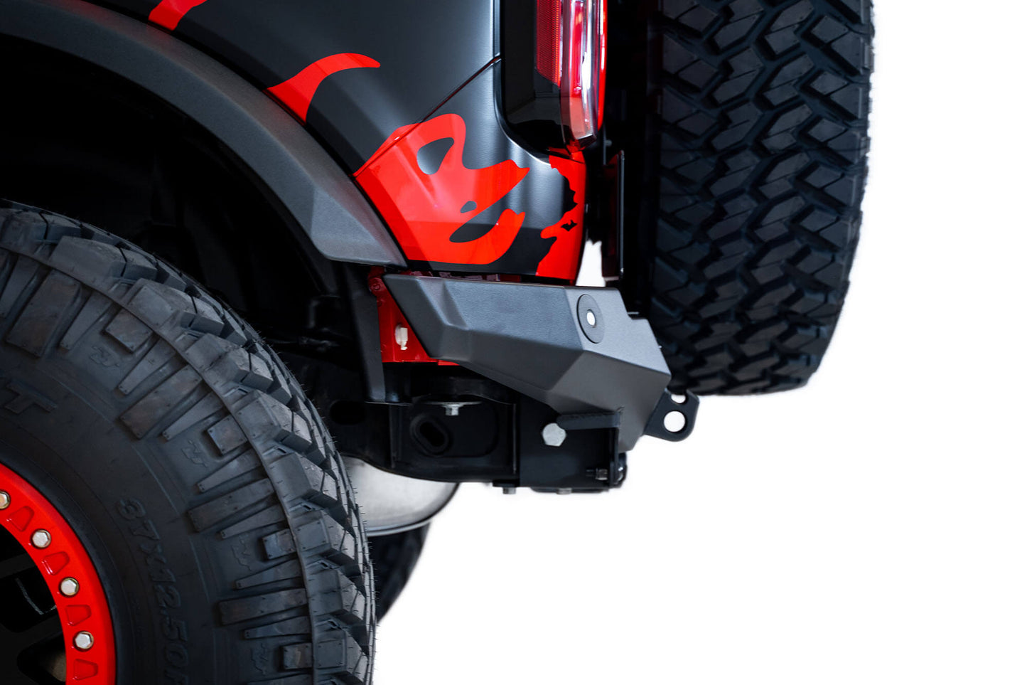 Installed on Car View from Side ADD Ford Bomber Rear Bumper | 2021-2023 Bronco