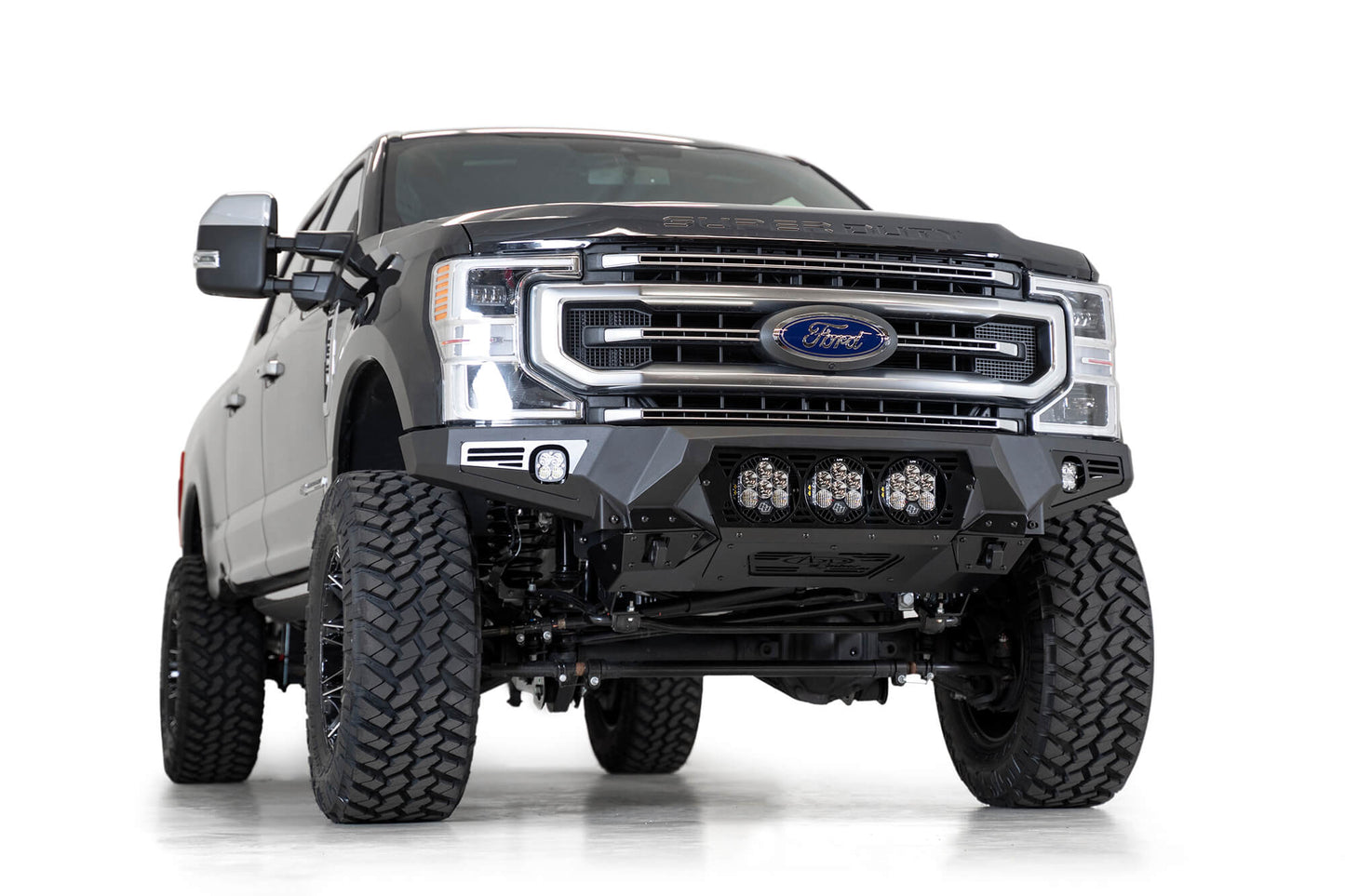 Installed on Car ADD Ford Bomber Front Bumper (Baja Designs) | 2017-2022 Super Duty