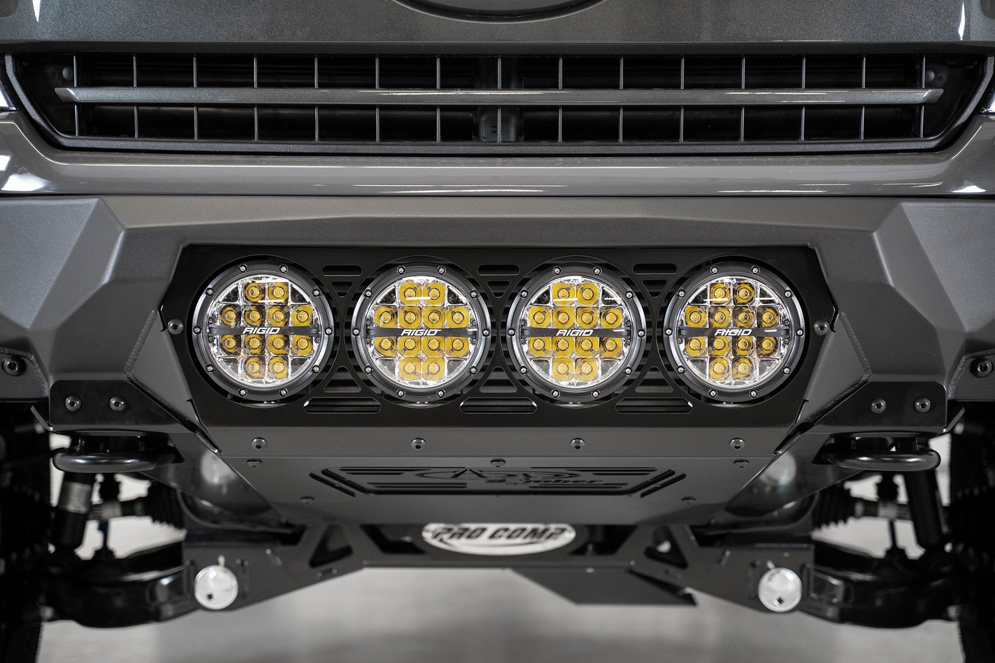 Rigid LED Lights on ADD Bomber Front Bumper | Rigid Light Mounts | Heritage | 2018-2020 Ford F-150