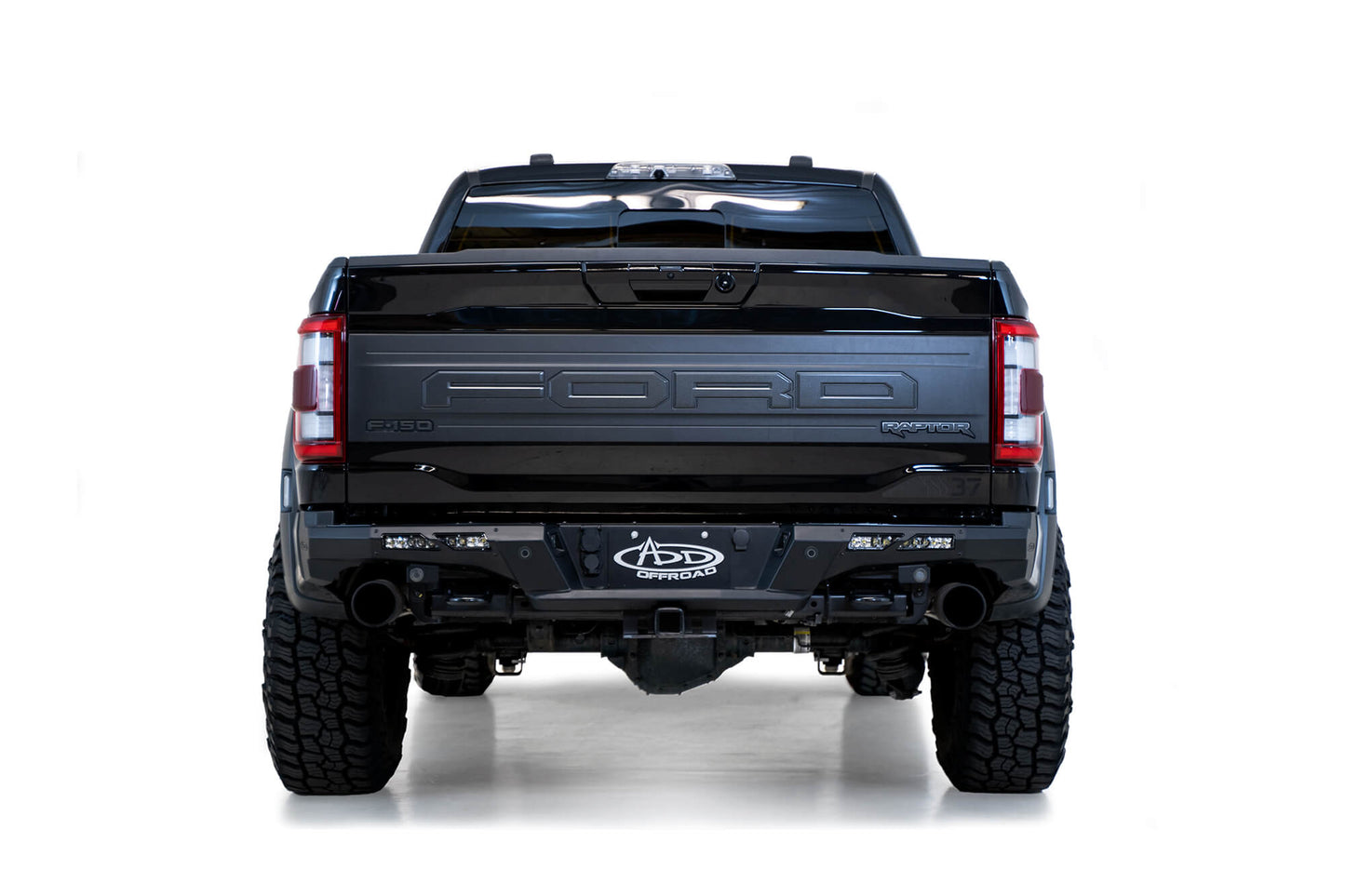 Installed on Car ADD 2021-2023 Ford F-150 Raptor & Raptor R Phantom Rear Bumper