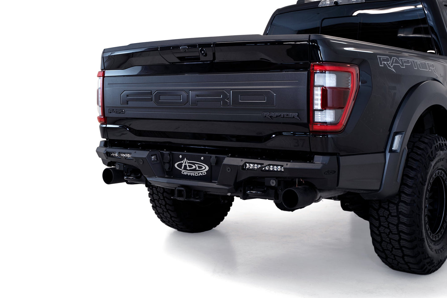 Installed on Car ADD 2021-2023 Ford F-150 Raptor & Raptor R Phantom Rear Bumper