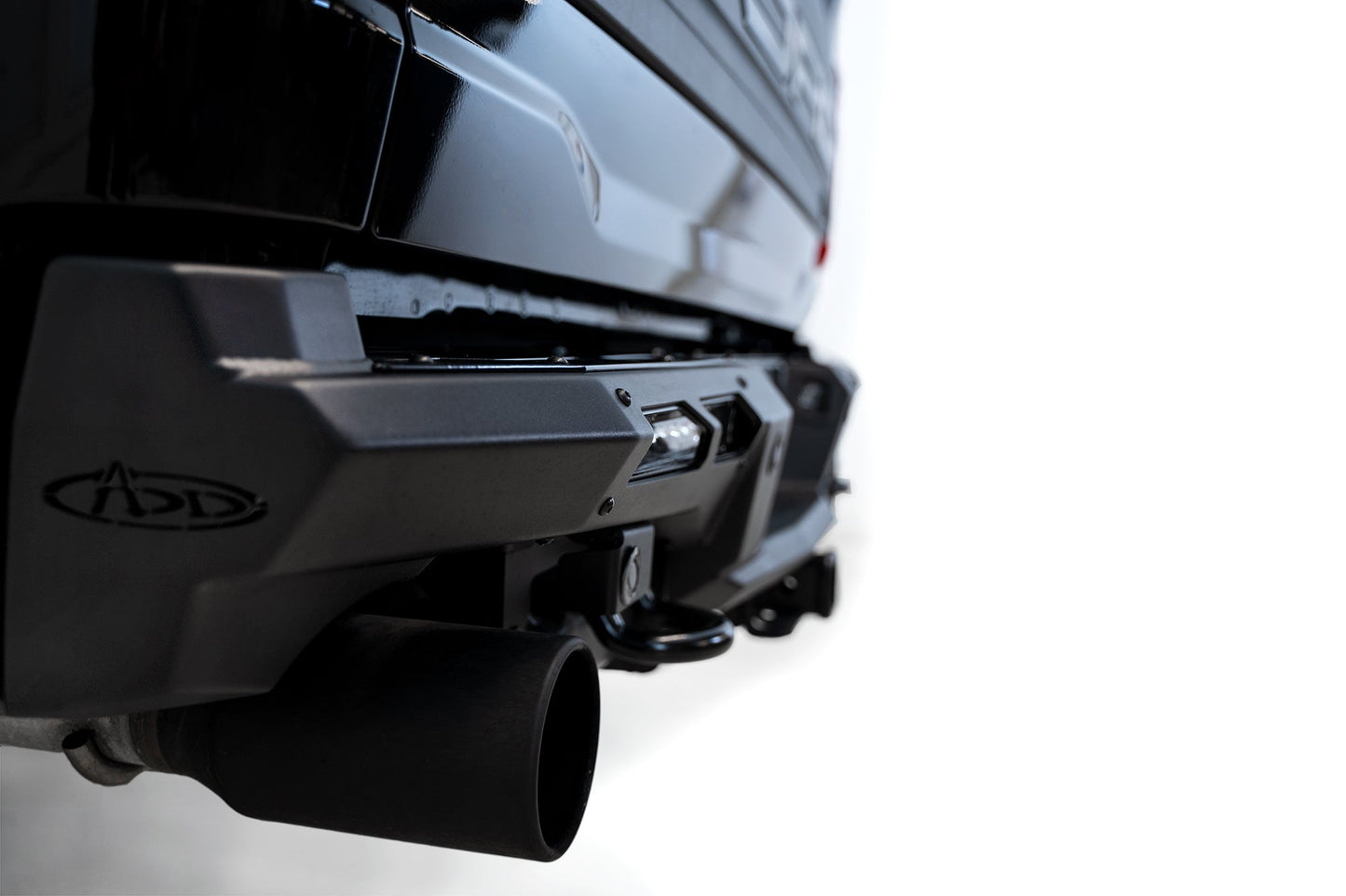 Installed on Car ADD 2021-2023 Ford F-150 Raptor & Raptor R Phantom Rear Bumper