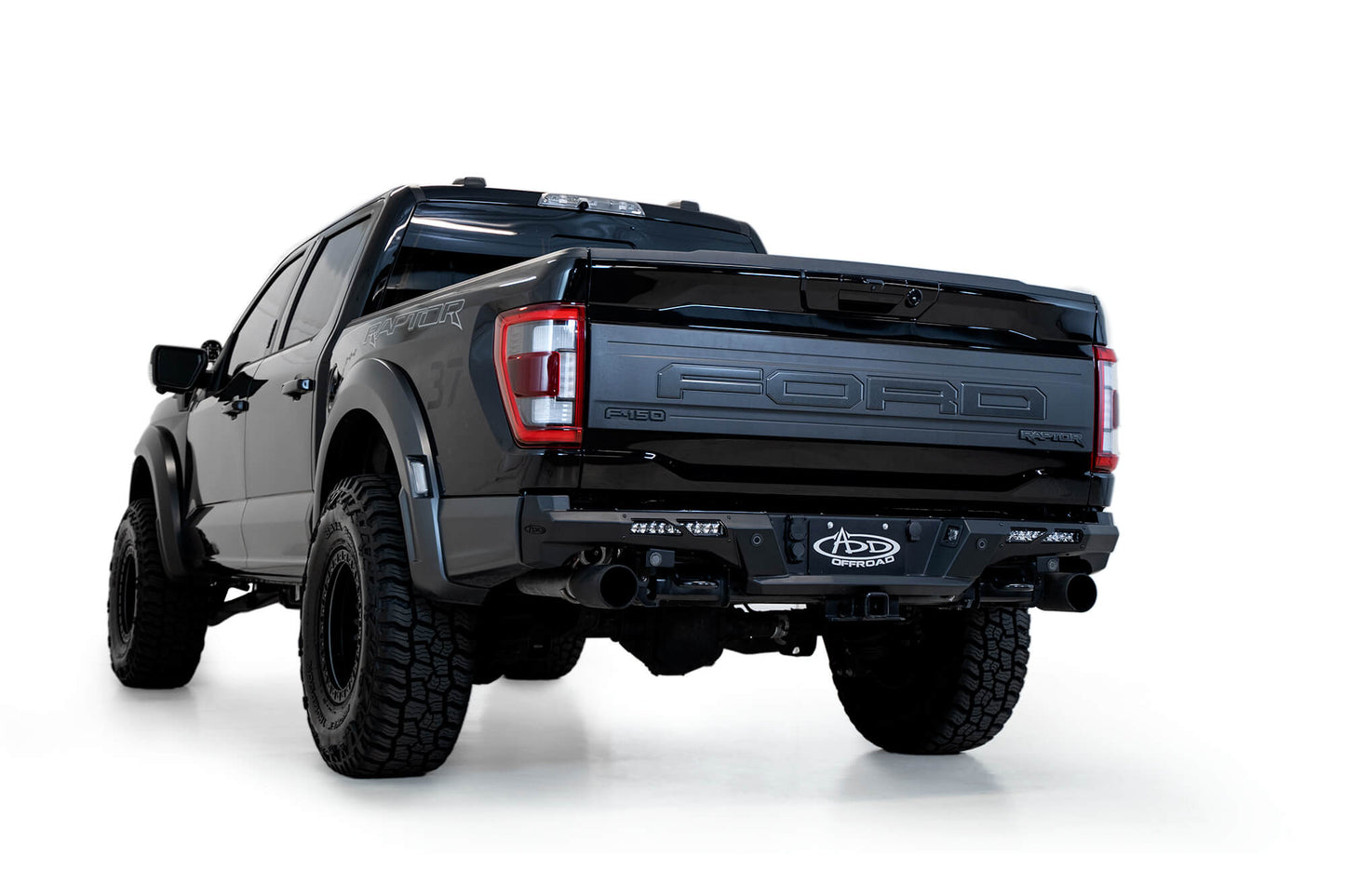 Installed on Car ADD 2021-2023 Ford F-150 Raptor & Raptor R Phantom Rear Bumper