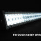 Lit Up White LED Light Bar of Cali Raised 42" Hidden Grille Curved LED Light Bar Brackets Kit | 2014-2021 Toyota Tundra