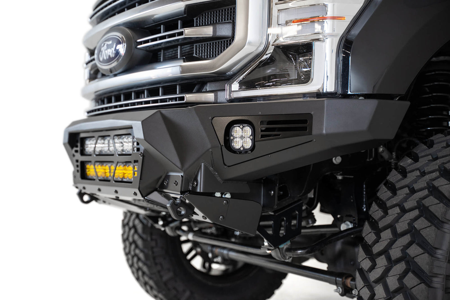 Installed on Car ADD Bomber Front Bumper | Heritage | 2017-2022 Ford Super Duty