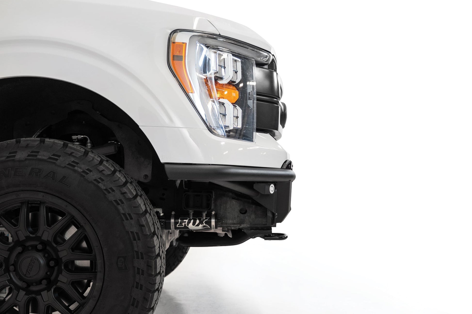 Side View of Installed ADD PRO Bolt-On Front Bumper | 2021-2023 Ford F-150