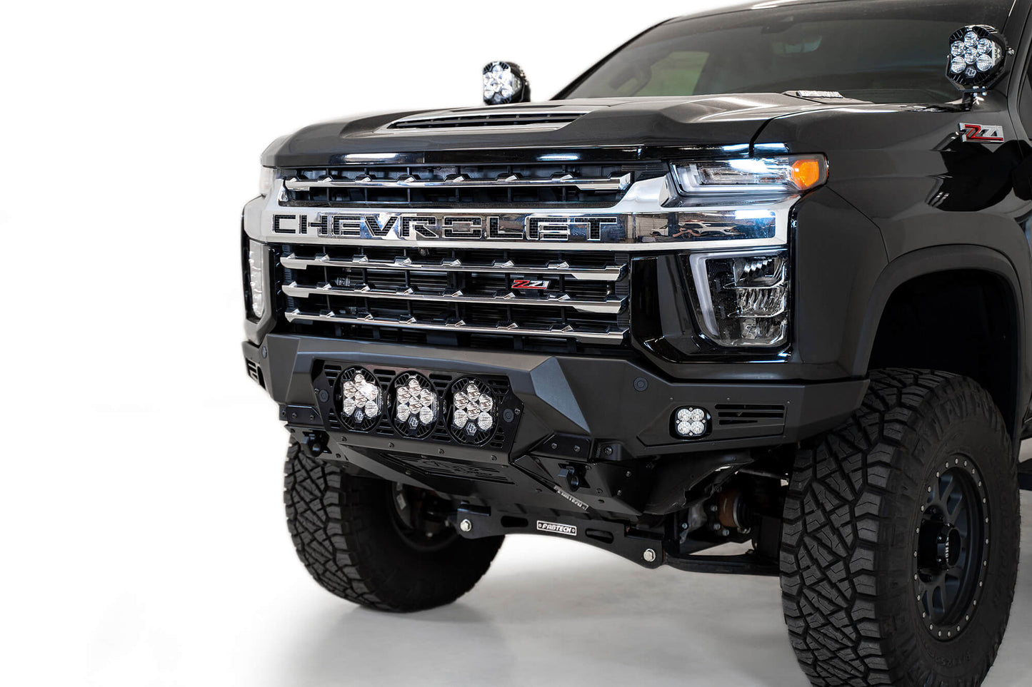 Installed ADD Bomber Front Bumper | Baja | Heritage | 2020-2022 Chevy 2500/3500