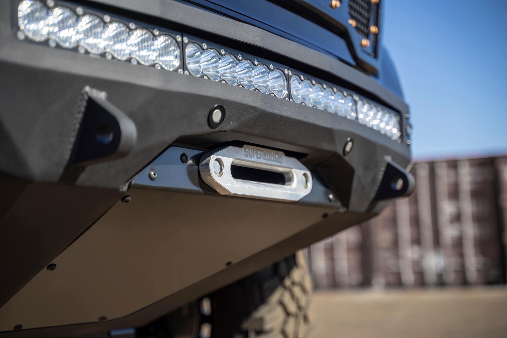Winch Plate of ADD GMC Stealth Fighter Front Bumper | Heritage | 2019-2021 Sierra 1500