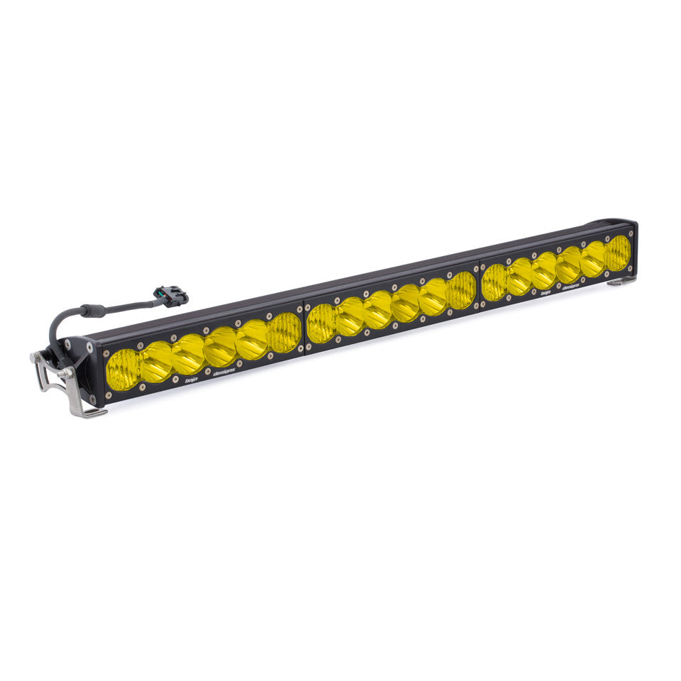 30 Inch Amber Driving/Combo Baja Designs Universal OnX6+ Straight LED Light Bar