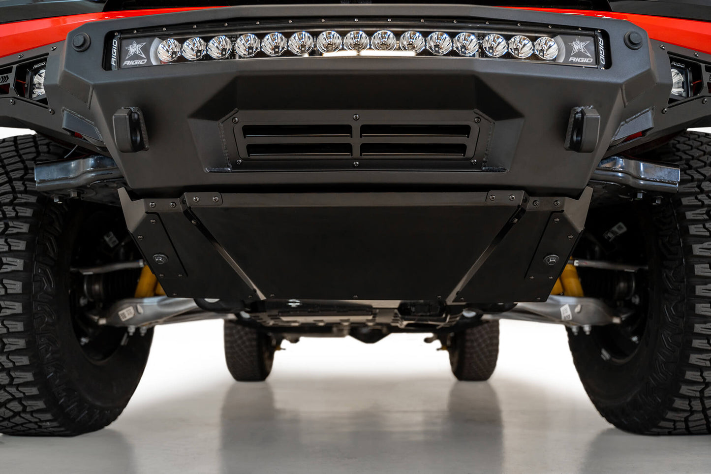 Installed on Car ADD Stealth Fighter Front Skid Plate | 2021-2023 Ford Bronco