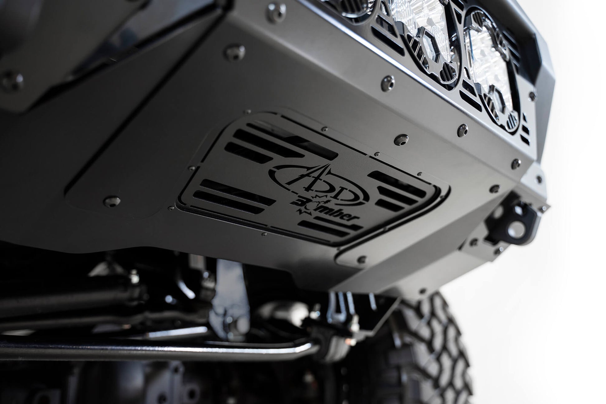 ADD Bomber Logo of ADD Ford Bomber Front Bumper (Baja Designs) | 2017-2022 Super Duty