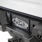 Installed on Car ADD OFFROAD Logo on ADD Bomber HD Rear Bumper w/ Blind Spot | 2020-2023 GMC/Chevy 2500