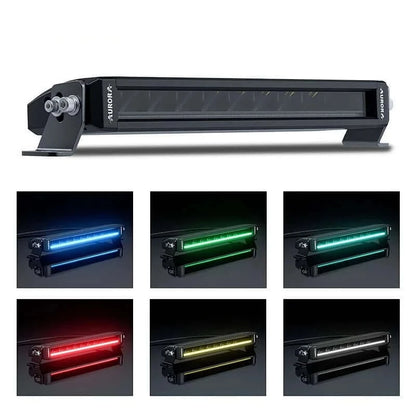 Single Row RGB LED Light Bar Uncle Sam's Road 10" Wiring and Switch Control 