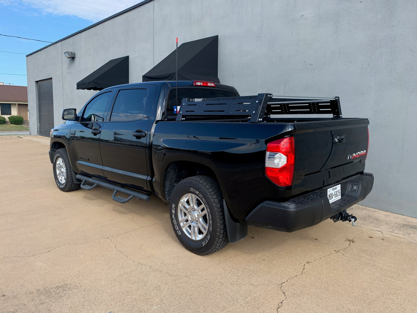 Installed on Car Cali Raised Toyota Overland Bed Rack | 2014-2021 TUNDRA