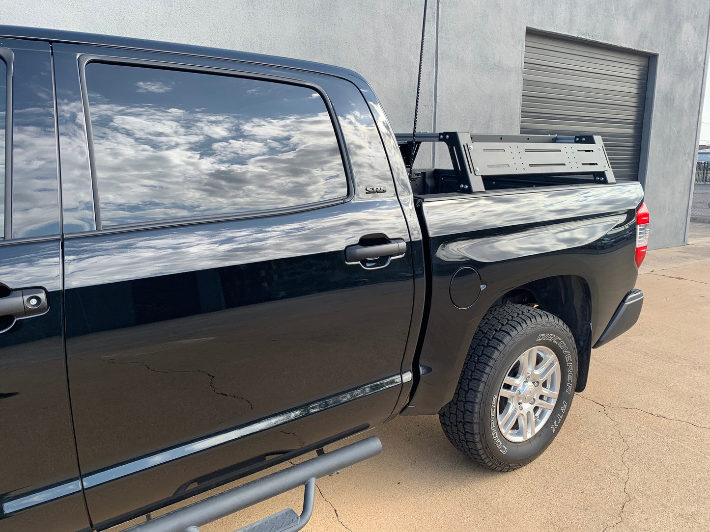 Installed on Car Cali Raised Toyota Overland Bed Rack | 2014-2021 TUNDRA