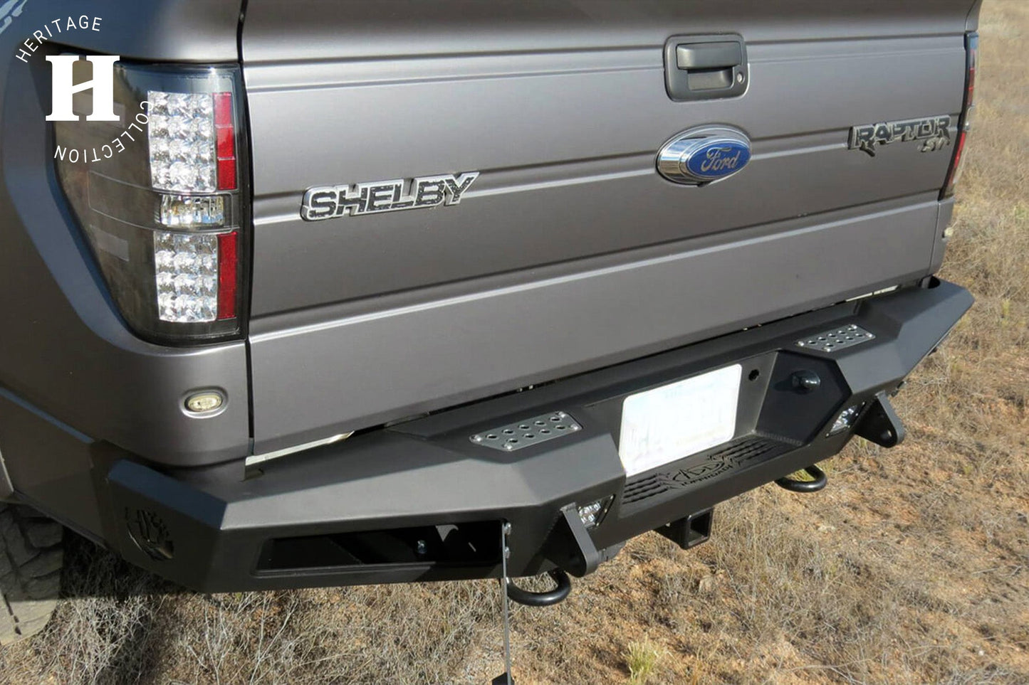 Installed on Car ADD HoneyBadger Rear Bumper | Heritage | 2009-2014 Ford F-150/Raptor