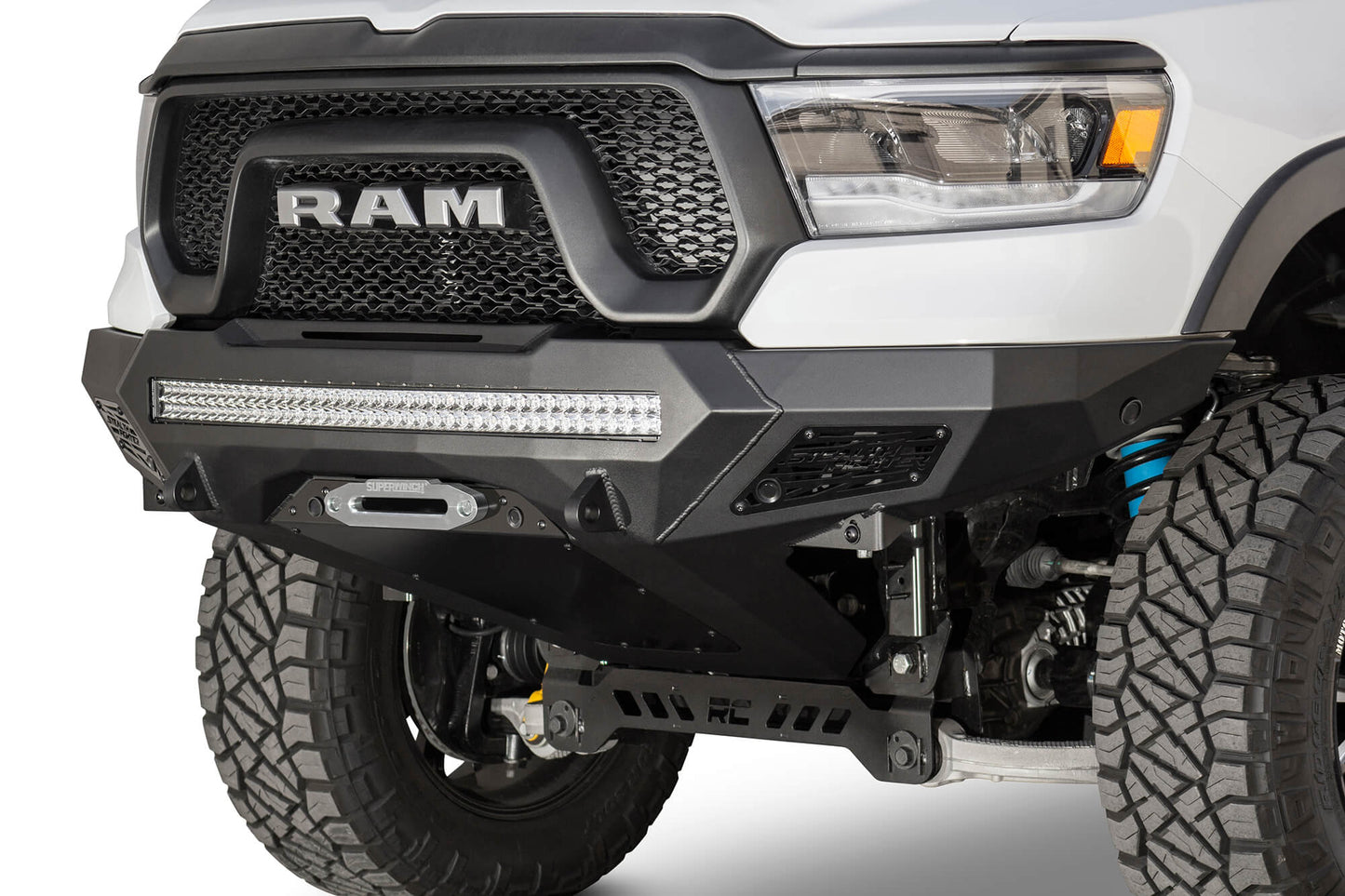 Installed on Car ADD Stealth Fighter Winch Front Bumper | 2019-2023 RAM Rebel