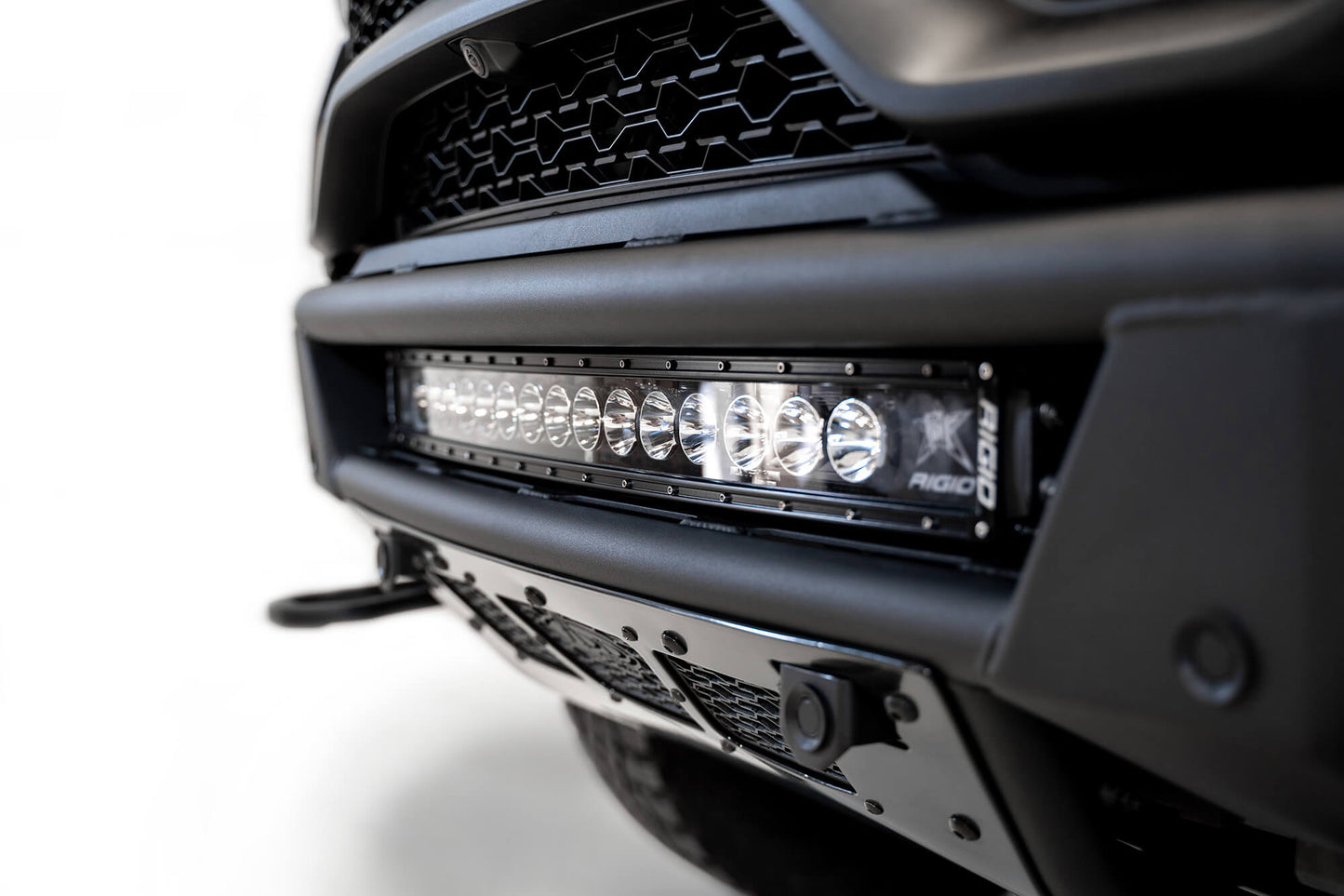 Rigid Light Bar on ADD PRO Bolt-On Front Bumper | 2021-2023 Ram 1500 TRX