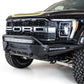Installed on Car ADD HoneyBadger Front Bumper W/ Top Hoop | 2021-2023 Ford F-150 Raptor/Raptor R
