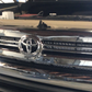 Installed on Car Cali Raised 42" Hidden Grille Curved LED Light Bar Brackets Kit | 2014-2021 Toyota Tundra