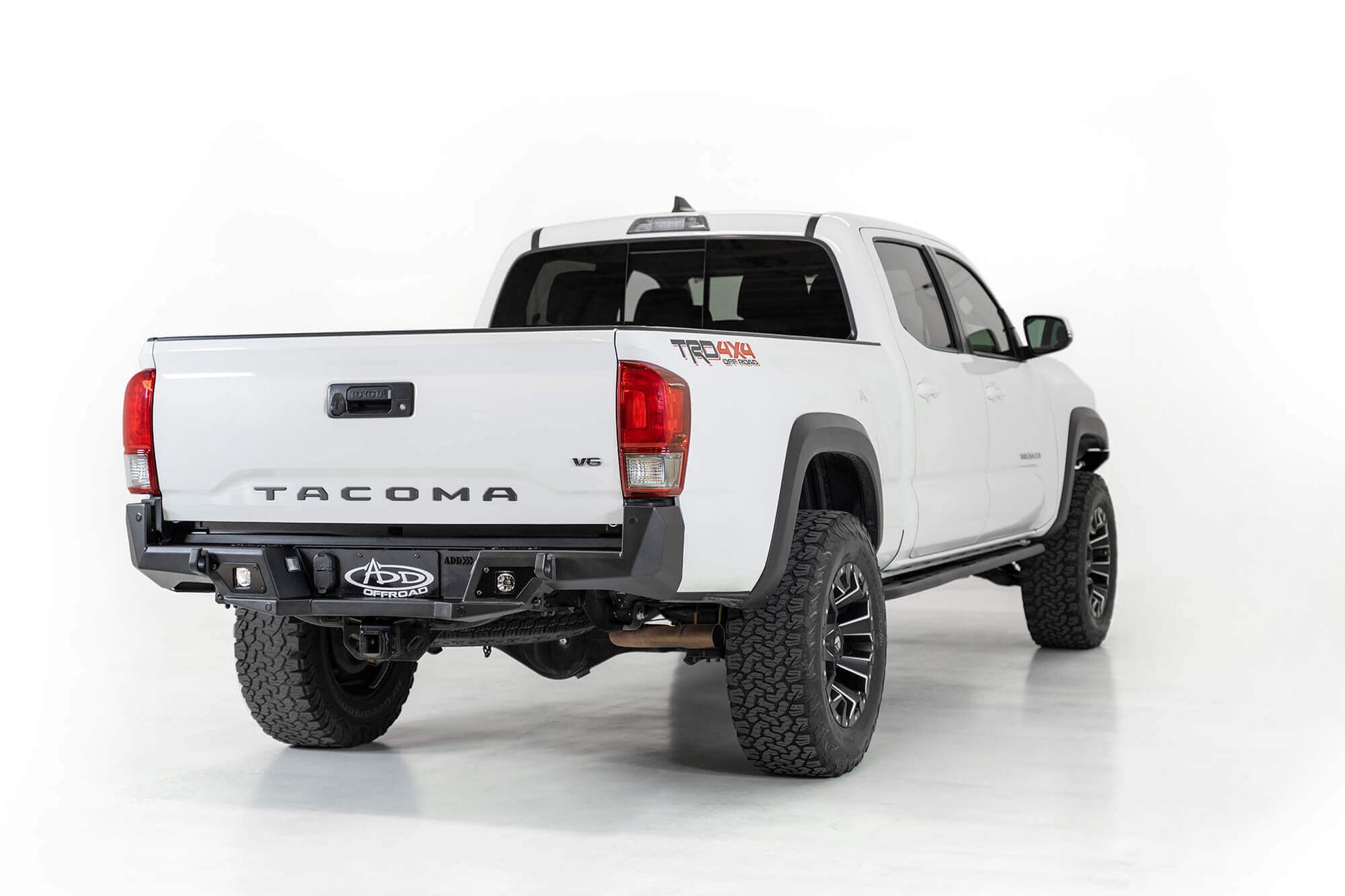 Installed on Car ADD Toyota Stealth Fighter Rear Bumper | 2016-2023 Tacoma