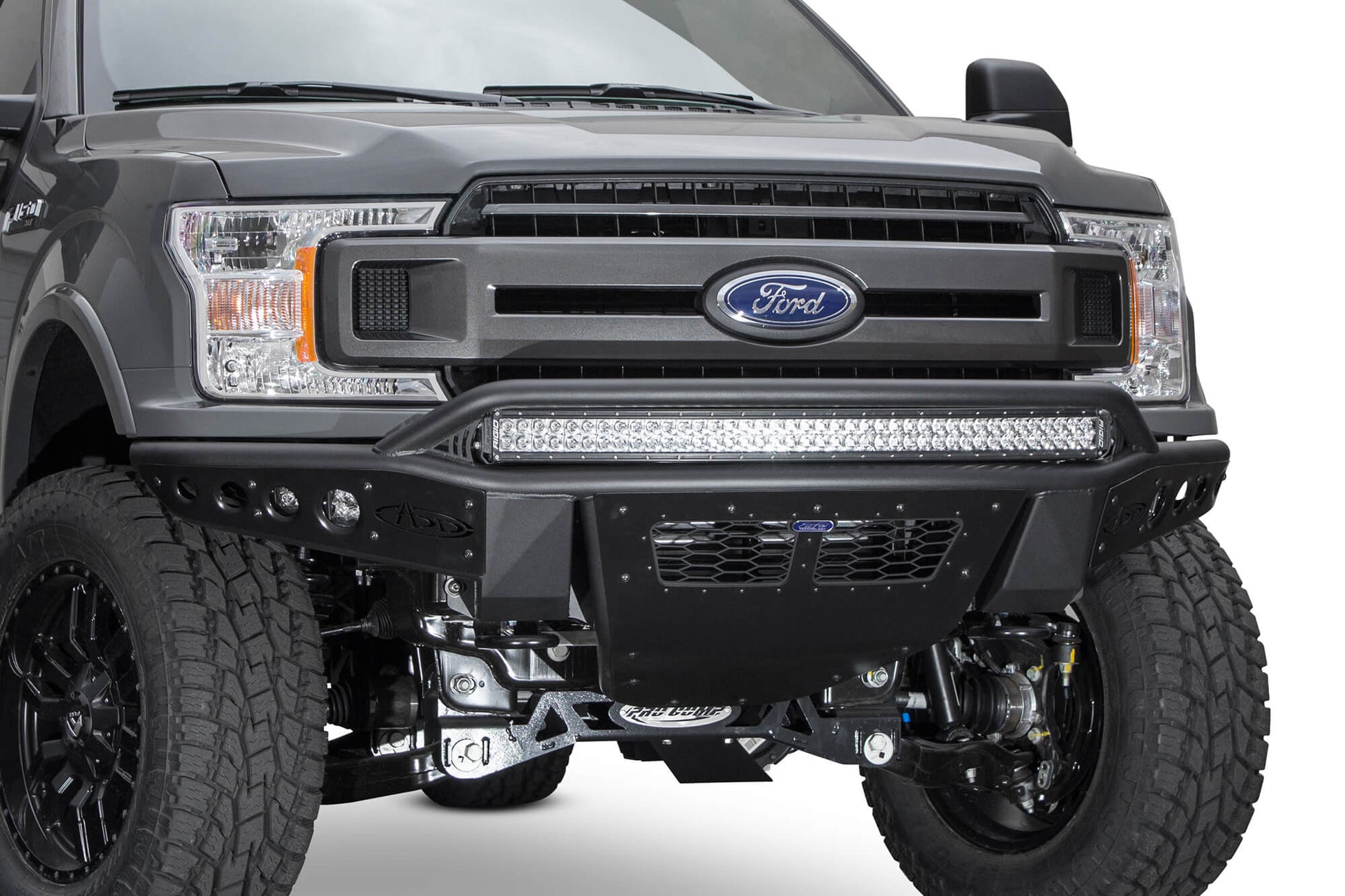 Installed on Car ADD Stealth R Front Bumper | Heritage | 2018-2020 Ford F-150