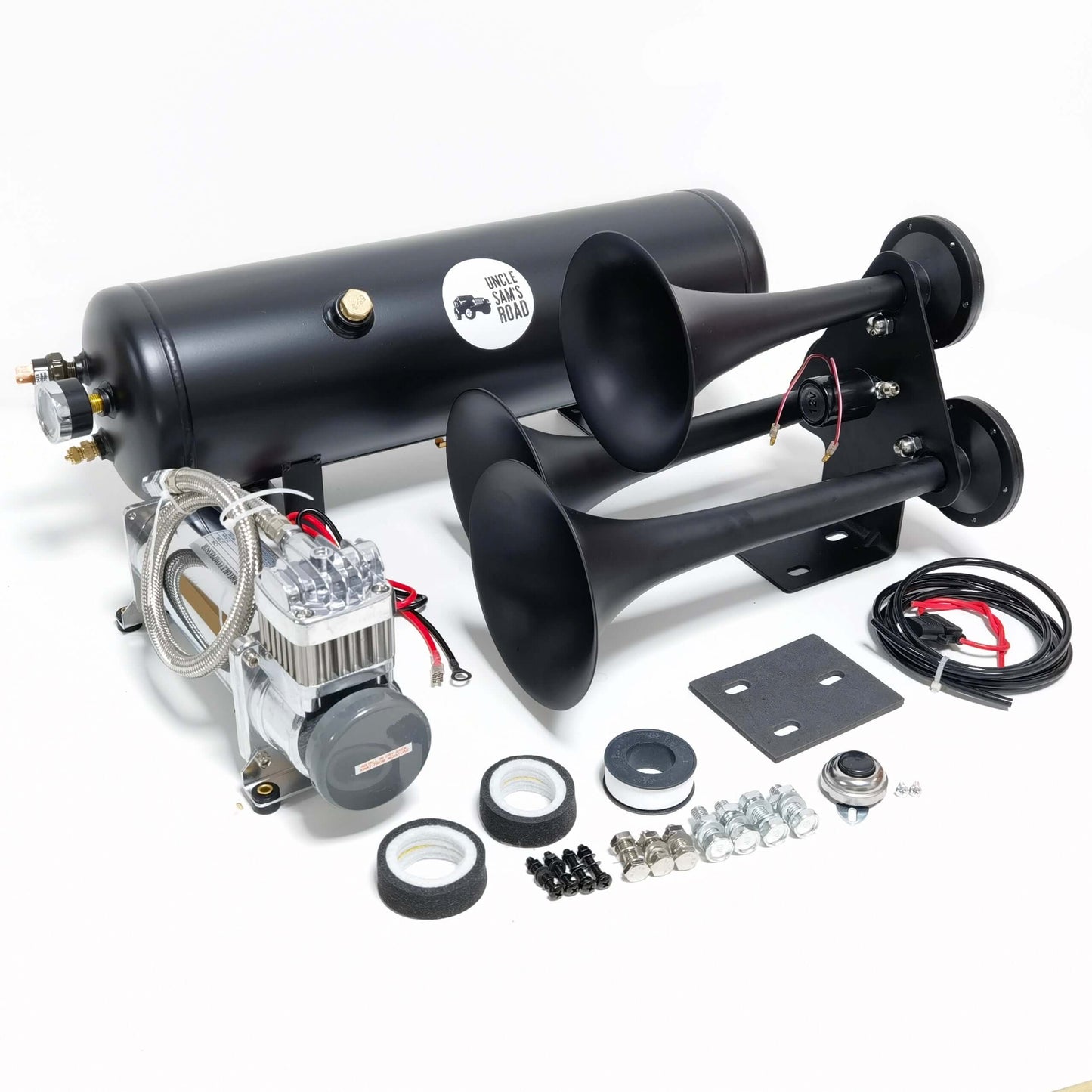 Hurricane 3Gal Train Horn Kit