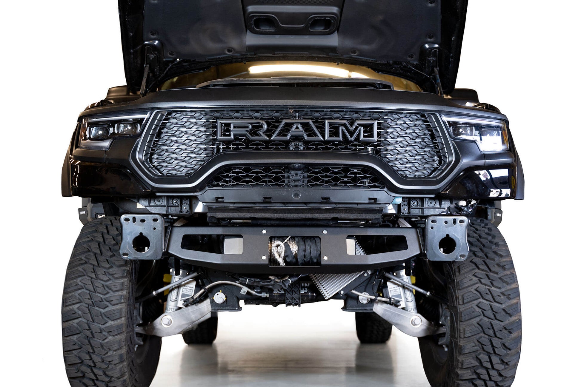 Installed on Car 2021-2023 Ram 1500 TRX Stealth Fighter Winch Plate Kit
