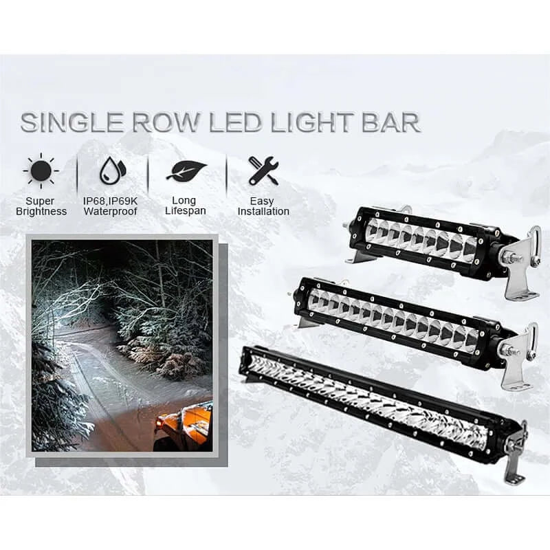 Single Row Heavy Duty Light Bar