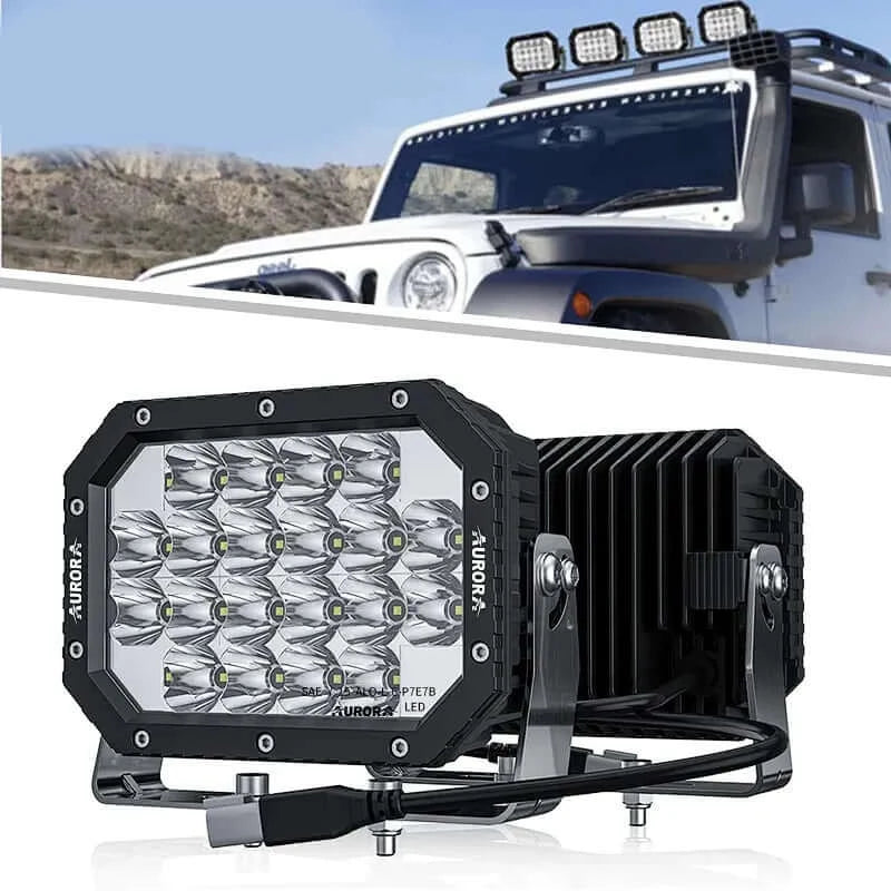 6" Quad Driving Light Bar Uncle Sam's Road 