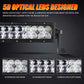 Auxbeam 50 Inch 5D Series Straight/Curved Combo Beam Double Row Led Light Bar