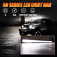 Auxbeam 50" 5D Series Straight LED Light Bar + 7" LED Headlight with Halo Ring & 7" Headlight Adapter 9" Bracket + 50" Straight Light Bar Windshield Mounting Brackets