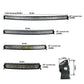 Curved Double Row LED Light Bar Uncle Sam's Road 40'' White 