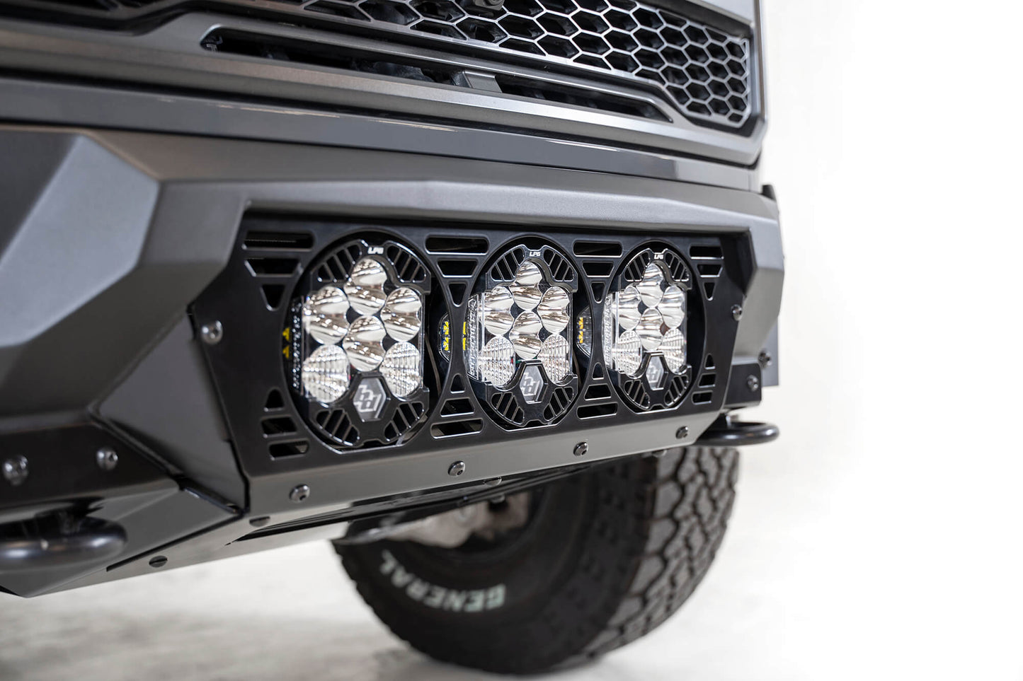 ADD Bomber Front Bumper (w/ Baja Designs Lights) | 2017-2020 Ford Raptor