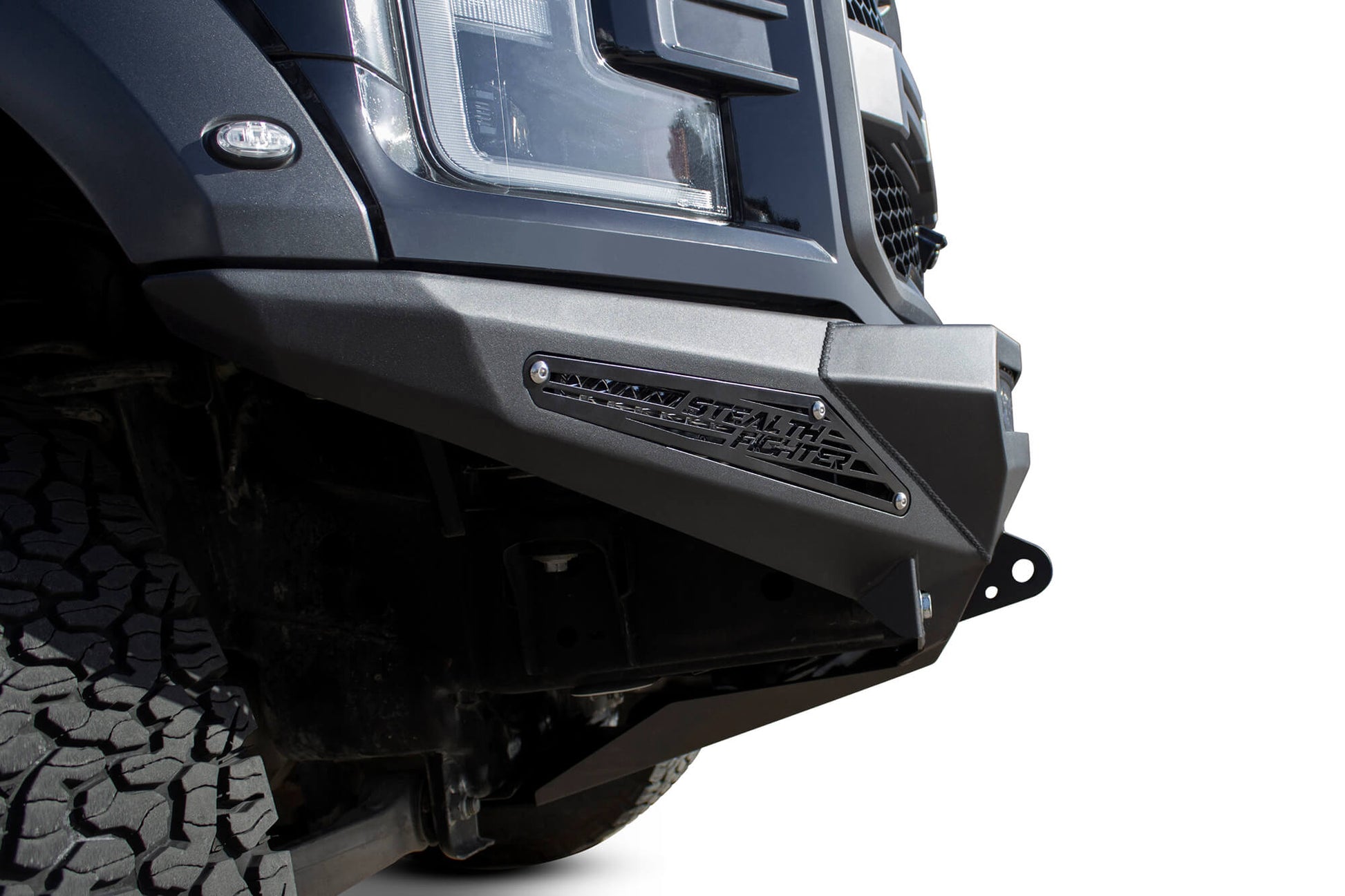 Stealth Fighter Logo on ADD Stealth Fighter Front Bumper | 2017-2020 Ford Raptor