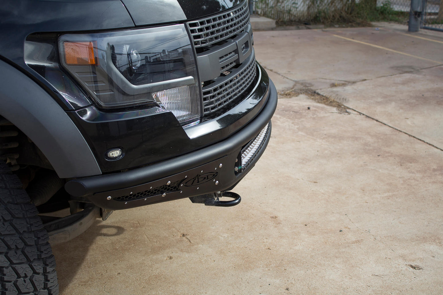 Installed on Car ADD Venom R Front Bumper | 2010-2014 Ford Raptor