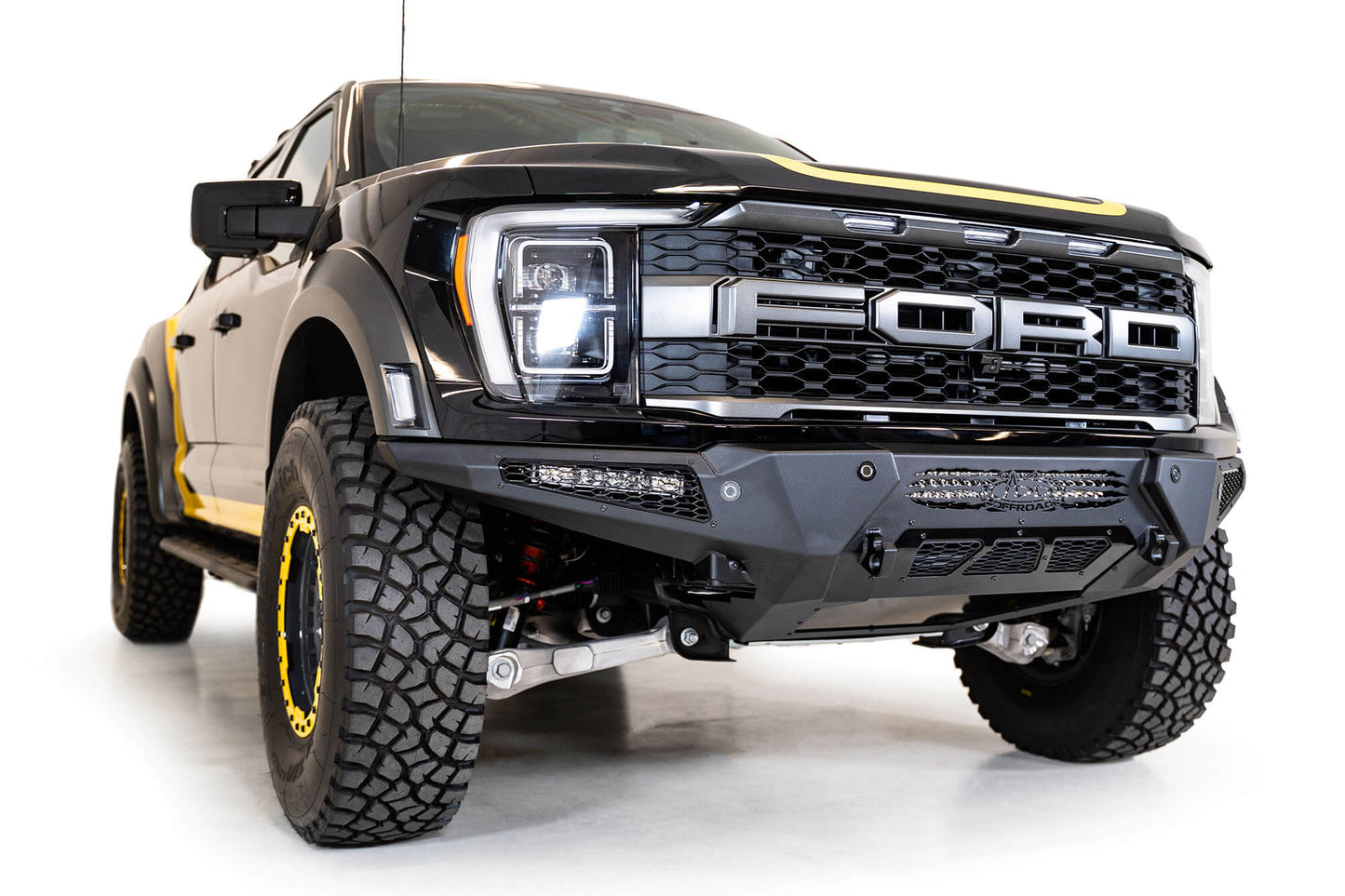 Installed on Car ADD HoneyBadger Front Bumper | 2021-2023 Ford F-150 Raptor/Raptor R