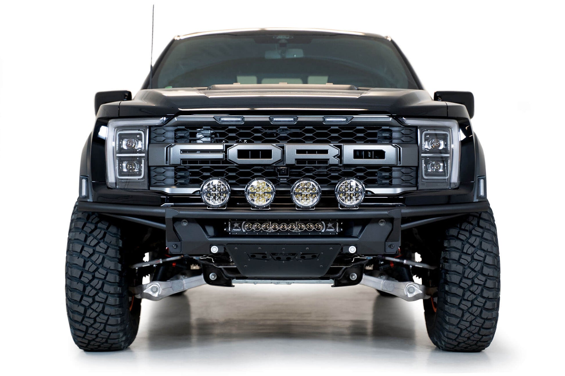 Installed on Car ADD Pro Bolt-On Front Bumper | 2021-2023 Ford F-150 Raptor/Raptor R