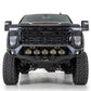 Installed on Car with Round Amber Lights ADD Chevy Bomber HD Front Bumper | 2020-2023 Chevy 2500/3500